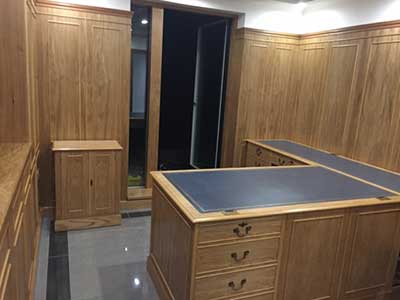 Oak Fitted Study Room